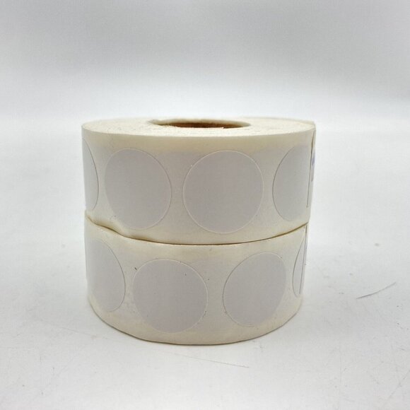 Color Coding Dot‎ Stickers  White 3/4" Self-Adhesive Round Labels 2 Pack 1000 ea - Picture 4 of 4